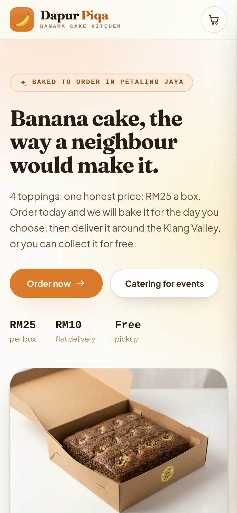 Dapur Piqa on a phone.